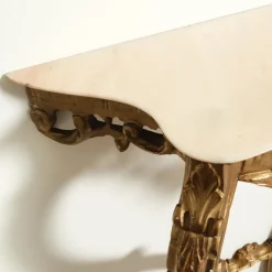 Pamono Baroque Style Console and Mirror Set, 1940s, Set of 2><noscript><img width=