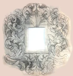 Pamono Baroque Style Frame from Bergier Art> Decorative Objects