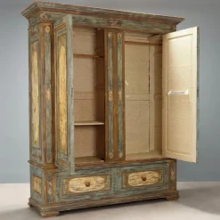 Sale Pamono Baroque Style Lacquered Wood Wardrobe
