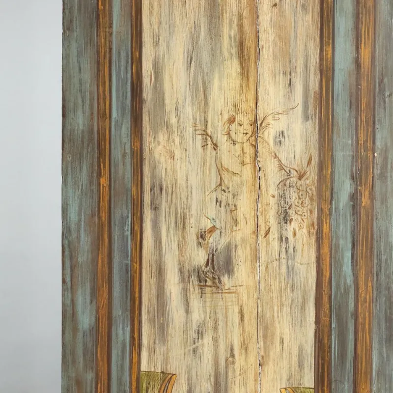 Sale Pamono Baroque Style Lacquered Wood Wardrobe