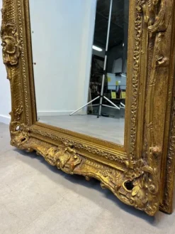 Clearance Pamono Baroque Style Mirror in Gilded Frame