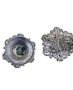 Pamono Baroque Style Silver-Plated Bronze Candlesticks, Set of 2> Candleholders