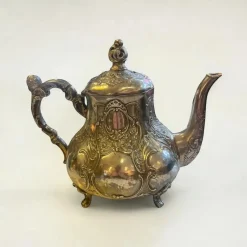 Pamono Baroque Teapot in 800 Silver, 1890s> Coffee & Tea Service