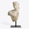 Pamono Basil Bust on Stand from Pure White Lines