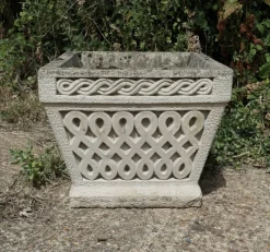 Outlet Pamono Basket Weave Garden Planters, 1950s, Set of 6