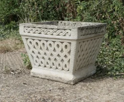Outlet Pamono Basket Weave Garden Planters, 1950s, Set of 6