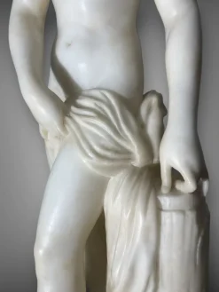 Pamono Bathing Venus Sculpture, 19th Century, Carrara Marble><noscript><img width=