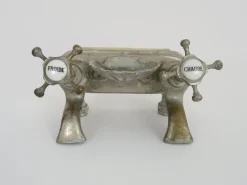 Sale Pamono Bathtub Tap in Silver Bronze, 1930s