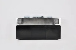 Pamono Batman Stereo Bar Radio by Girlingberto dal Lago & Adam Tihany for Giuseppe Rossi, 1970s><noscript><img width=
