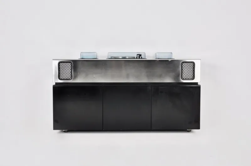Pamono Batman Stereo Bar Radio by Girlingberto dal Lago & Adam Tihany for Giuseppe Rossi, 1970s> Electronics
