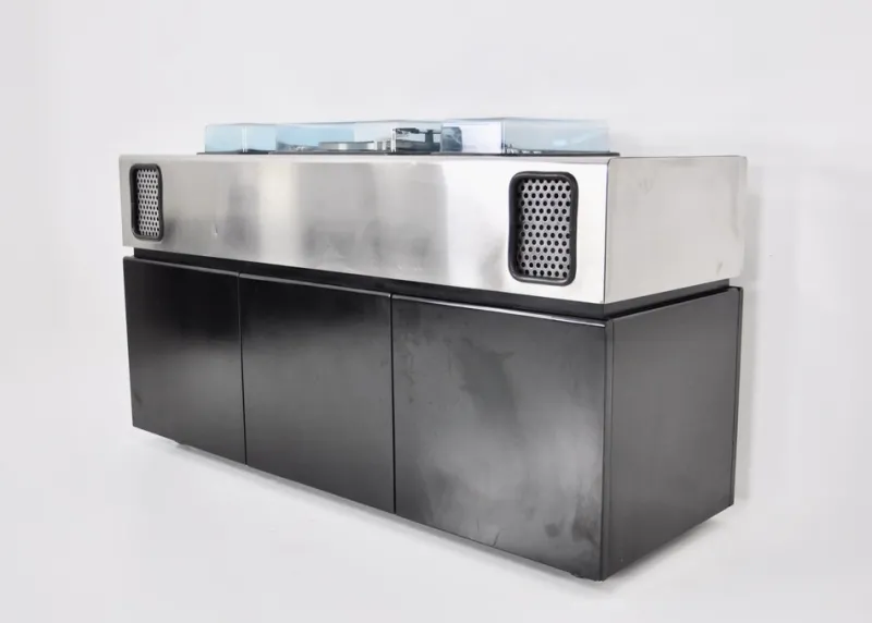 Pamono Batman Stereo Bar Radio by Girlingberto dal Lago & Adam Tihany for Giuseppe Rossi, 1970s> Electronics