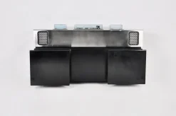 Pamono Batman Stereo Bar Radio by Girlingberto dal Lago & Adam Tihany for Giuseppe Rossi, 1970s><noscript><img width=
