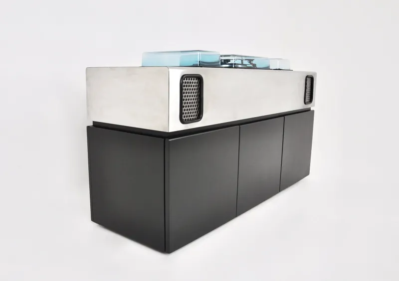 Pamono Batman Stereo Bar Radio by Girlingberto dal Lago & Adam Tihany for Giuseppe Rossi, 1970s> Electronics