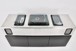 Pamono Batman Stereo Bar Radio by Girlingberto dal Lago & Adam Tihany for Giuseppe Rossi, 1970s><noscript><img width=