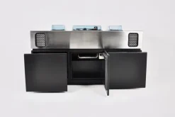Pamono Batman Stereo Bar Radio by Girlingberto dal Lago & Adam Tihany for Giuseppe Rossi, 1970s><noscript><img width=