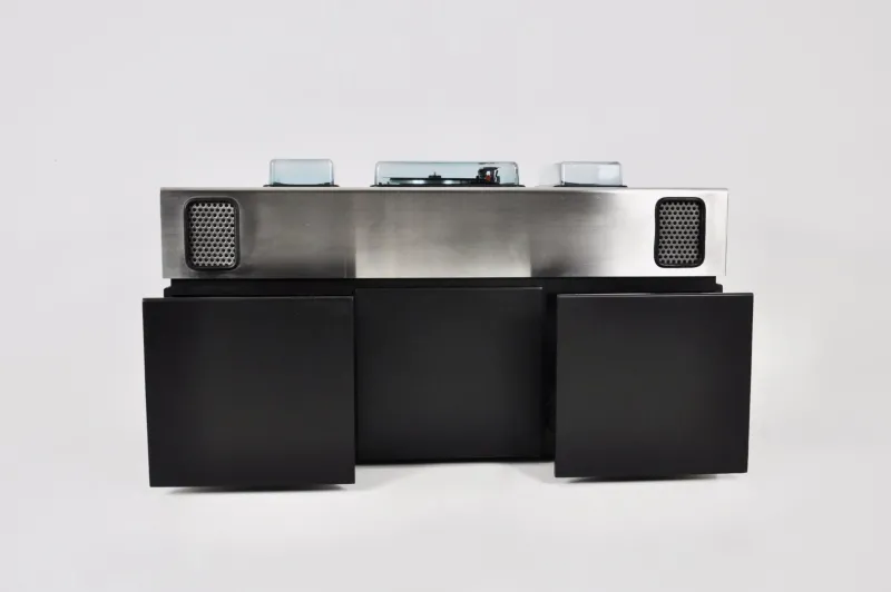 Pamono Batman Stereo Bar Radio by Girlingberto dal Lago & Adam Tihany for Giuseppe Rossi, 1970s> Electronics