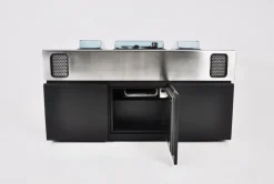 Pamono Batman Stereo Bar Radio by Girlingberto dal Lago & Adam Tihany for Giuseppe Rossi, 1970s><noscript><img width=
