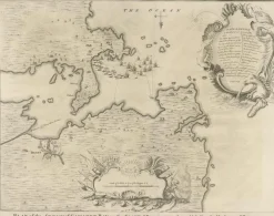 Pamono Battle of Camaret in the Nine Years War, 1746