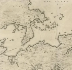 Pamono Battle of Camaret in the Nine Years War, 1746