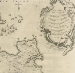 Pamono Battle of Camaret in the Nine Years War, 1746