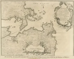 Pamono Battle of Camaret in the Nine Years War, 1746