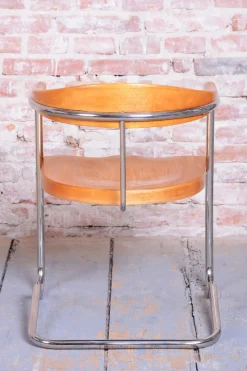 Online Pamono Bauhaus Armchair in Beech by Ladislav Žák, 1930s