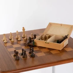 Pamono Bauhaus Chess Table, 1930s><noscript><img width=