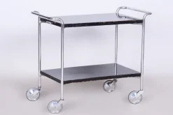 Pamono Bauhaus Chrome Trolley by Marcel Breuer for Mücke Melder, 1930s