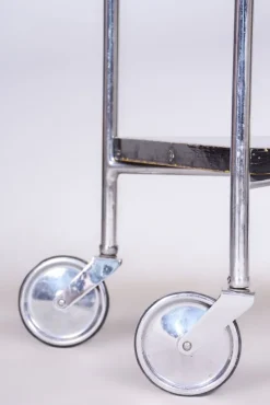Pamono Bauhaus Chrome Trolley by Marcel Breuer for Mücke Melder, 1930s