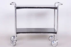 Pamono Bauhaus Chrome Trolley by Marcel Breuer for Mücke Melder, 1930s
