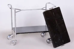 Pamono Bauhaus Chrome Trolley by Marcel Breuer for Mücke Melder, 1930s