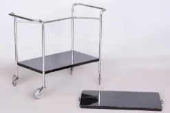 Pamono Bauhaus Chrome Trolley by Marcel Breuer for Mücke Melder, 1930s