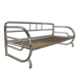 Outlet Pamono Bauhaus Chromed Sofa attributed Hynek Gottwald, Bohemia, 1930s