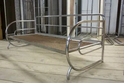Outlet Pamono Bauhaus Chromed Sofa attributed Hynek Gottwald, Bohemia, 1930s