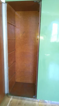 Pamono Bauhaus Functionalism Chrome Wardrobe by Rudolf Vichr, 1930s><noscript><img width=