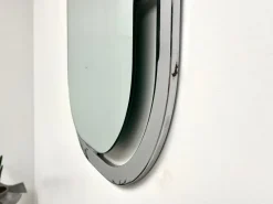 Online Pamono Bauhaus Mirror in Chrome Steel, 1950s