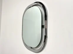Online Pamono Bauhaus Mirror in Chrome Steel, 1950s