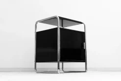 Pamono Bauhaus Nightstand by J. Fenyves for Thonet, 1930s> Nightstands