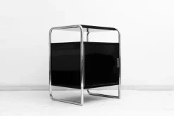 Pamono Bauhaus Nightstand by J. Fenyves for Thonet, 1930s><noscript><img width=