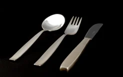 Clearance Pamono Bauhaus Silver-Plated Model Smalcalda 288 Cutlery by Günter Reißmann, 1960s, Set of 18