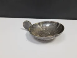 Pamono Bauhaus Silver-Plated Teapot and Tea Strainer, WMF, 1950s, Set of 2> Coffee & Tea Service