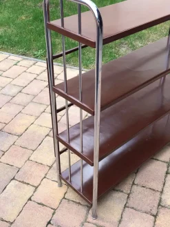 Sale Pamono Bauhaus Style Metal Book Shelf, 1920s