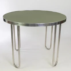 Pamono Bauhaus Style Tubular Steel Table by Artur Drozd> Tables
