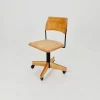 Online Pamono Bauhaus Swivel Office Chair in Wood from Giroflex, 1960s