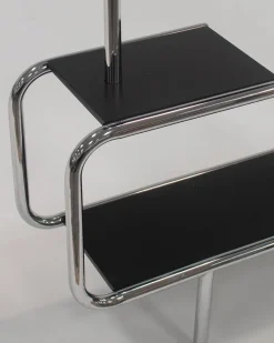 Pamono Bauhaus Tubular Shelving Unit, 1970s><noscript><img width=