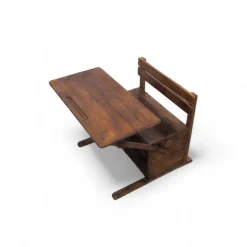 Pamono Bauhaus Wooden Kids Folding School Desk, 1920s><noscript><img width=