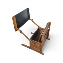 Pamono Bauhaus Wooden Kids Folding School Desk, 1920s><noscript><img width=