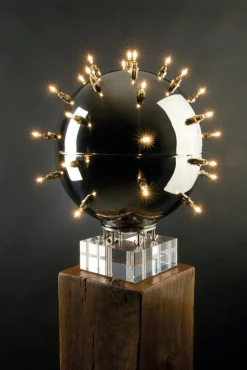 Pamono Be Mine 33 Table Lamp in Mirror Polished Stainless Steel by Barberini & Gunnell> Table Lamps