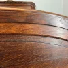 Online Pamono Bed Frame Antique French Oak Ornate Double Bed Carved Floral Detail Lot 4097