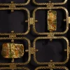 Pamono Bed with Brass Details by Osvaldo Borsani & Arnaldo Pomodoro, 1950s> Beds & Bedroom Sets
